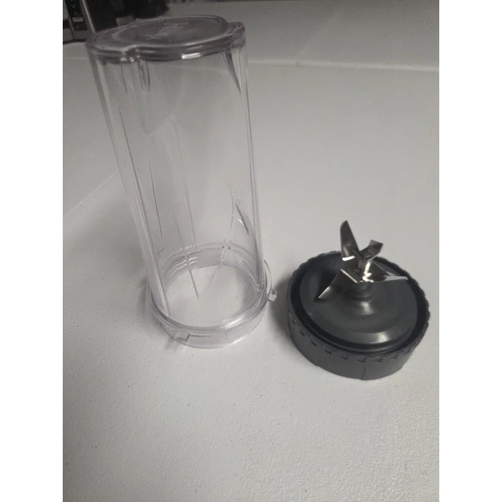 Ninja Single Serve 16oz Blender Cup with Blade 6 Fin Replacement Nutri